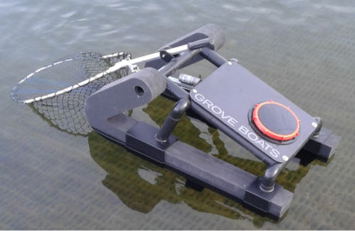 Vehículo no tripulado marino para la recogida de residuos - Mini SeaCleaner - Aquatic Drone - Grove Boats - teledirigido / mini catamarán