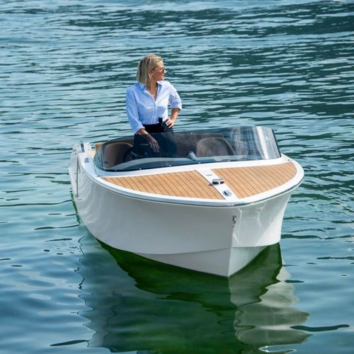 Runabout intraborda - 610 San Remo - FRAUSCHER BOOTSWERFT - eléctrico / con doble consola / open