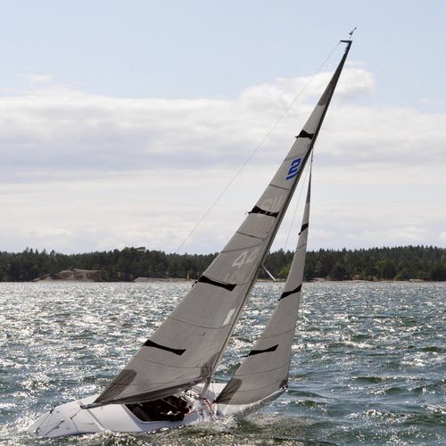 Vela mayor - 11 Mod - Doyle - foque / para barco de quilla monotipo de deporte / cross-cut