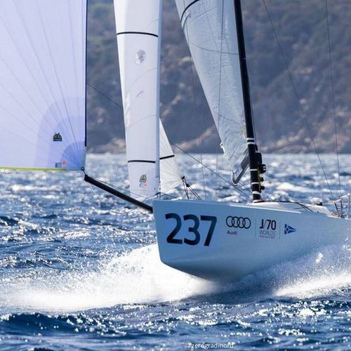 Vela mayor - Doyle - vela de proa / spinnaker / para barco de quilla monotipo de deporte