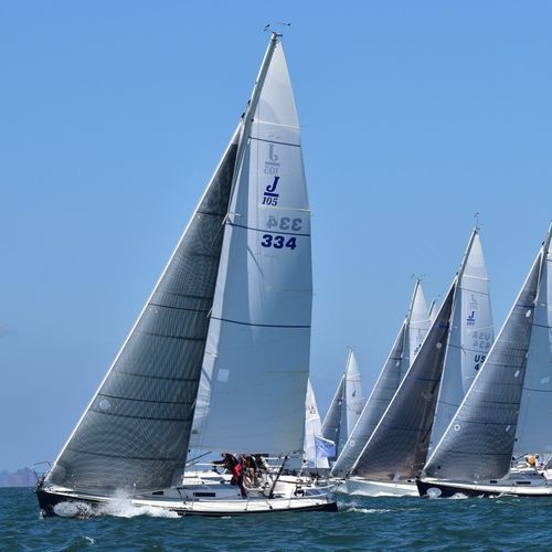Vela mayor - J/105 - Doyle - foque / para barco de quilla monotipo de deporte / para monotipo