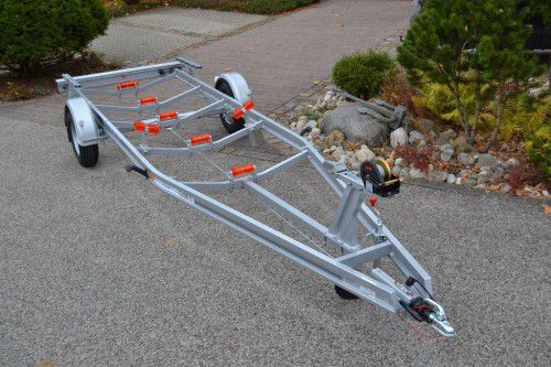 Remolque de carretera - B 1800 MAL – Classic-Line - Harbeck - para barco / de rodillos