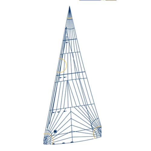 Génova - VOYAGER  - Hydesails - para velero de regata y crucero / corte triradiale / de poliéster