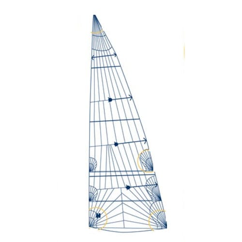 Vela mayor - GRAND PRIX - Hydesails - para velero de carrera / de membrana