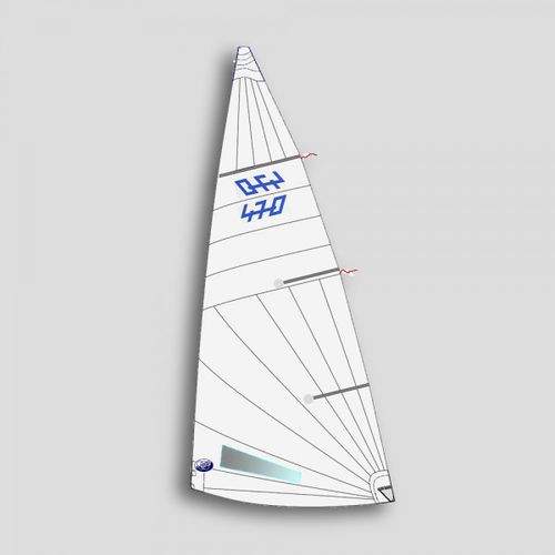 Vela mayor - L-Race - Olimpic Sails - para vela ligera / bi-radiale / 470