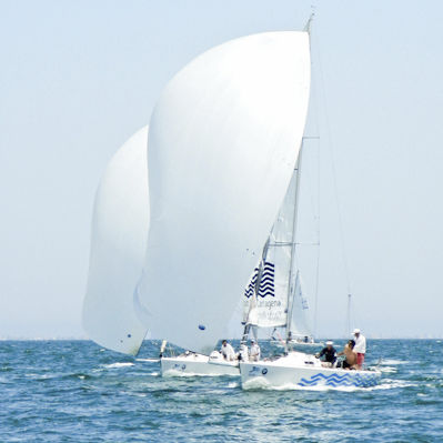 Spinnaker asimétrico - Olimpic Sails - gennaker / para barco de quilla monotipo de deporte / corte triradiale