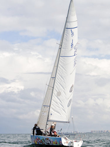 Foque - XPJ - Olimpic Sails - para barco de quilla monotipo de deporte / Kevlar® / J80