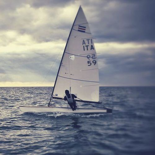 Vela mayor - CONTENDER - Olimpic Sails - para vela ligera / cross-cut