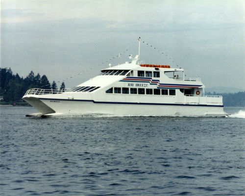 Ferri de pasajeros catamarán - S-108 M/V BAY BREEZE - Nichols - de alta velocidad