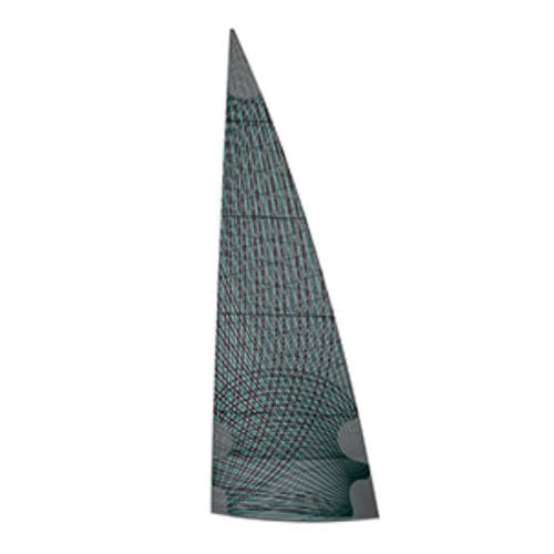 Vela mayor - FUSION  - Quantum Sails - para velero de carrera / de carbono / de membrana