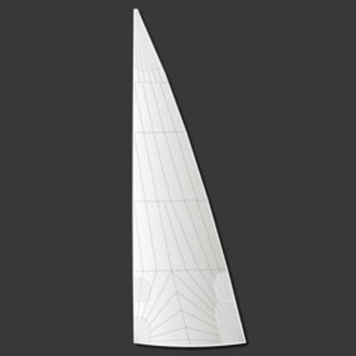 Vela mayor - TR 1200 - Quantum Sails - para velero de regata / corte triradiale / cross-cut