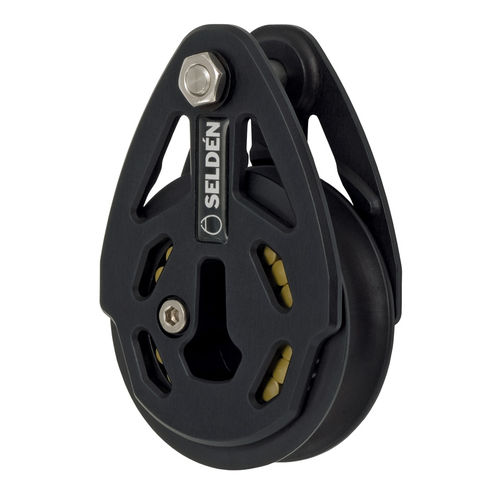 Polea simple - 406-201-03 - SELDÉN MAST - de reenvío / con rodamiento de rodillos / Ø máx. cabo: 12 mm