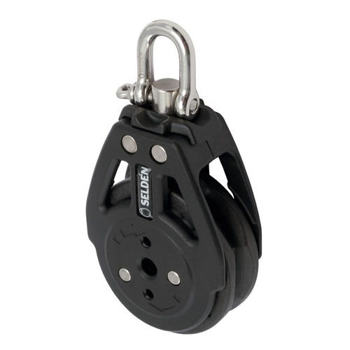 Polea simple - 404-401-01 - SELDÉN MAST - winch / con giratorio / Ø máx. cabo: 8 mm