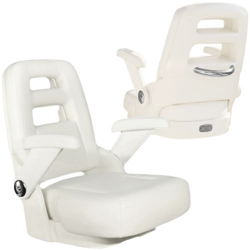 Asiento piloto - T2005  - Pompanette - para barco / con reposabrazos / 1 plaza