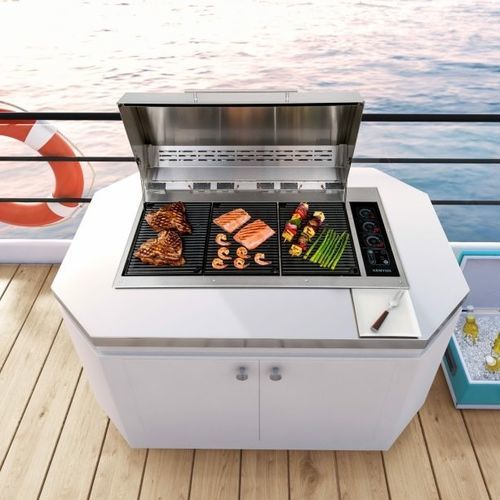 Barbacoa náutica eléctrica - Big American - Kenyon International, Inc. - empotrable