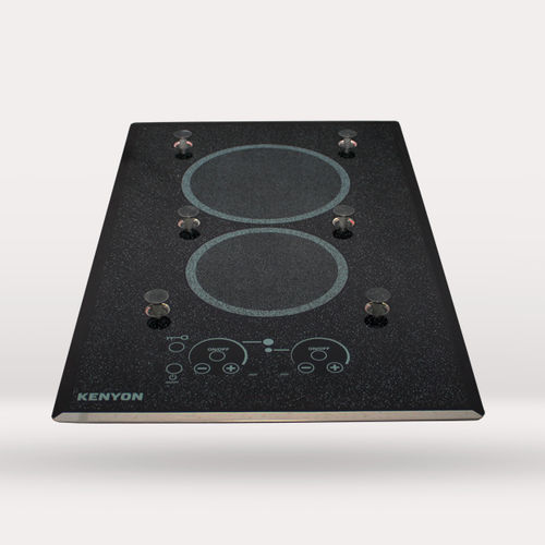 Placa de cocina eléctrica - Lite-Touch Q® 2 Large with PUPS™ - Kenyon International, Inc. - para barco / 2 quemadores