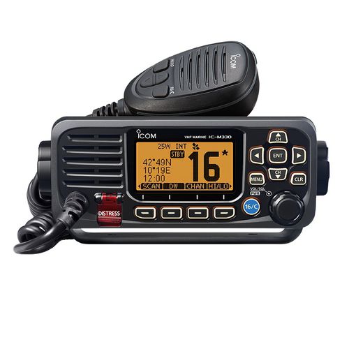 Radio marina - IC-M330GE - Icom - fija / VHF / resistente al agua