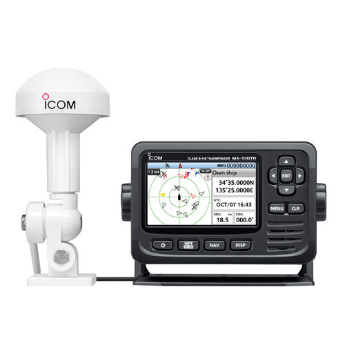 AIS marino - MA-510TR - Icom - transpondedor / clase B / con pantalla