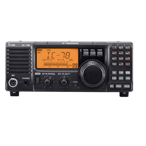 Radio para barco - IC-78 - Icom - fija / HF / BLU