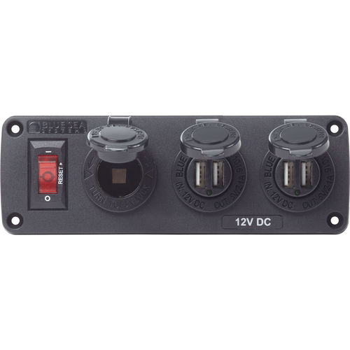 Puerto USB para barco - 4355 - Blue Sea
