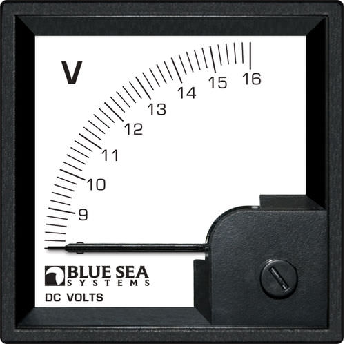 Voltímetro para barcos - DC - Blue Sea