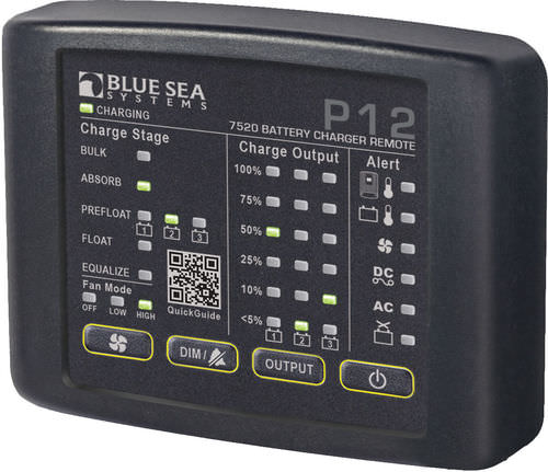 Controlador de carga para batería - 7520 - Blue Sea - de barco