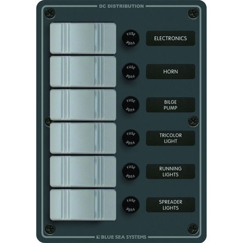 Panel eléctrico para barco - 8053 - Blue Sea - de corriente / estanco