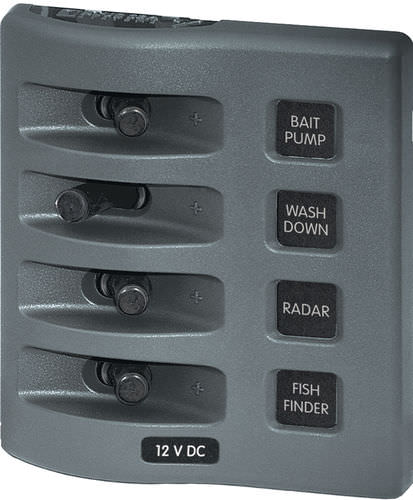 Panel eléctrico para barco - 4305 - Blue Sea - de corriente / estanco