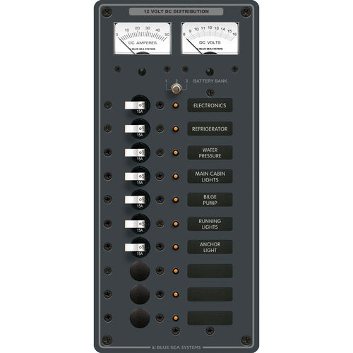 Panel de mando para barco - 8082 - Blue Sea - para circuito eléctrico