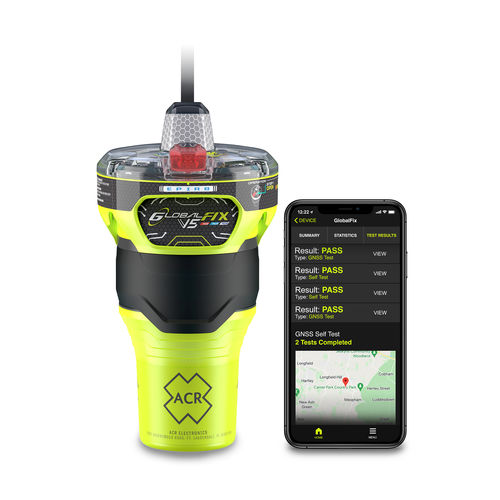 Radiobaliza marina - GlobalFix™ V5 - ACR - satélite / radio / VHF