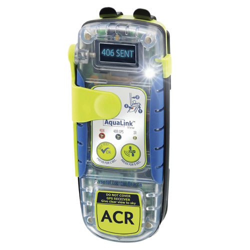 Radiobaliza de localización personal PLB para barco - AquaLink™ View - ACR - satélite / GPS / categoría 1