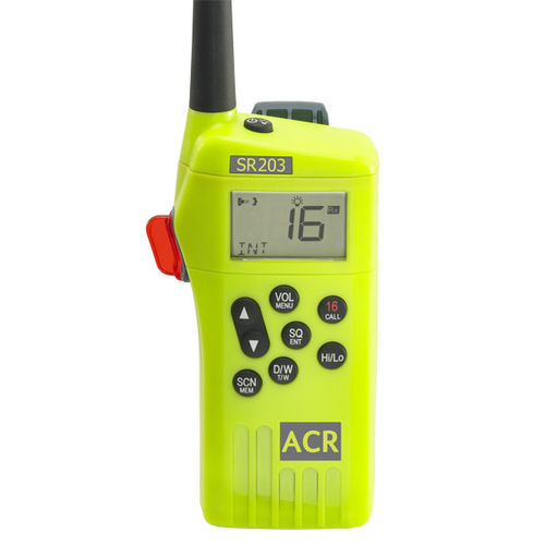 Radio marina - SR203 - ACR - para buque / portátil / VHF