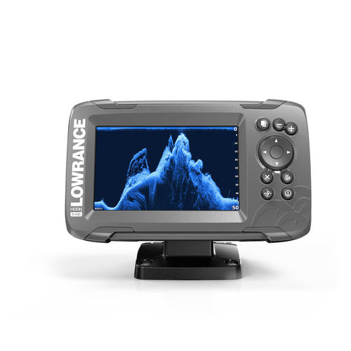 Instrumento multifuncional combinado marino plotter - HOOK² 5 US/Canada - Lowrance - sonda de pesca / para sónar / GPS