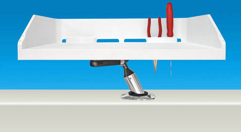 Mesa de limpieza del pescado de barco - T10-421 - Magma - ajustable / de polietileno