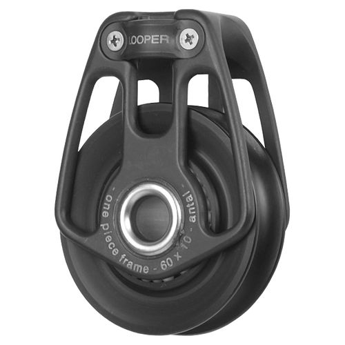 Polea simple - LL1060 - Antal - de alta resistencia / con fijación textil / Ø máx. cabo: 10 mm