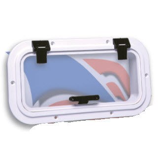 Escotilla para barco - Stow Away - Beckson - rectangular / abrible