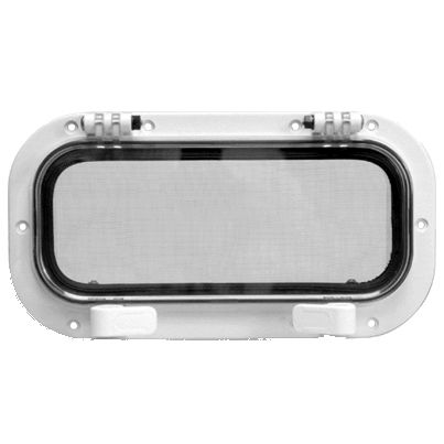 Portillo rectangular - 410 - Beckson - para barco / abrible / con bordes redondeados