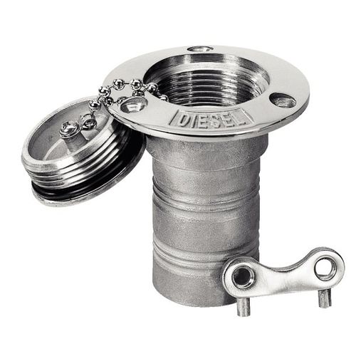 Tapón de cubierta de rosca - 487 series - Plastimo - de acero inoxidable