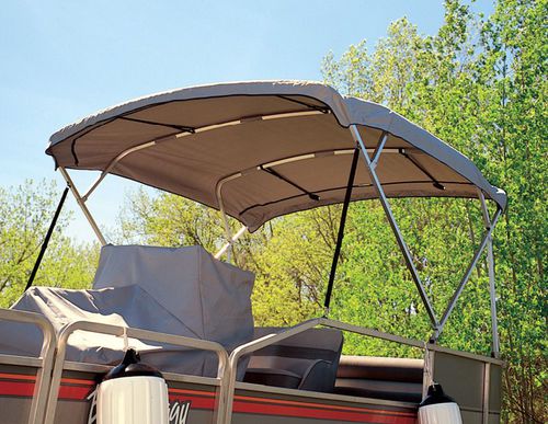 Bimini top para barco pontón - 84 series - Taylor Made Products - para caseta del timón / estructura de aluminio