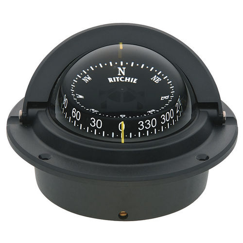 Brújula de navegación para barco - F-83 - Ritchie Navigation - magnética / horizontal / empotrable