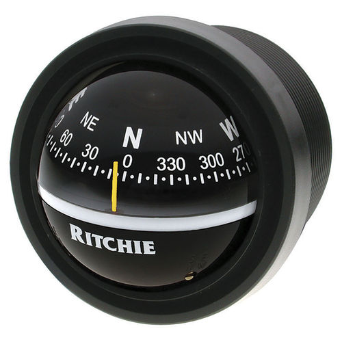 Brújula de navegación para velero - V-57.2 - Ritchie Navigation - magnética / vertical / empotrable