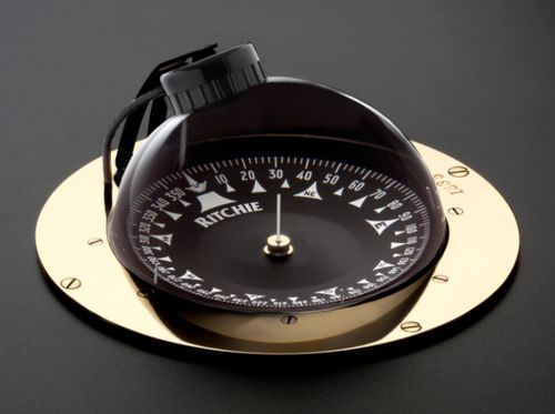 Brújula de navegación para yate - SY-500PL - Ritchie Navigation - magnética / horizontal / empotrable