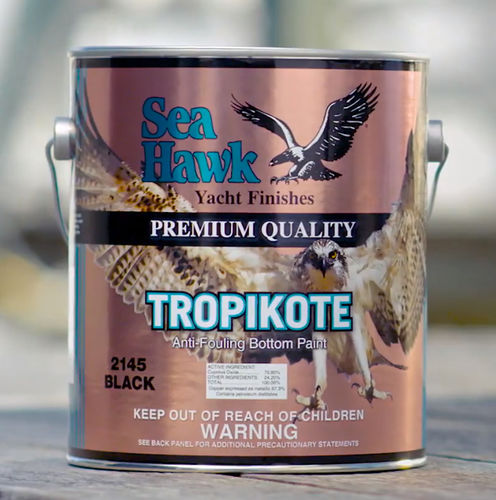Antifouling para barco - Tropikote™ - Sea Hawk - de matriz dura / fibra de vidrio / a base de cobre