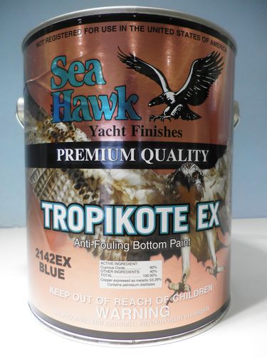 Antifouling para barco - TROPIKOTE EX - Sea Hawk - de matriz dura / fibra de vidrio / para madera