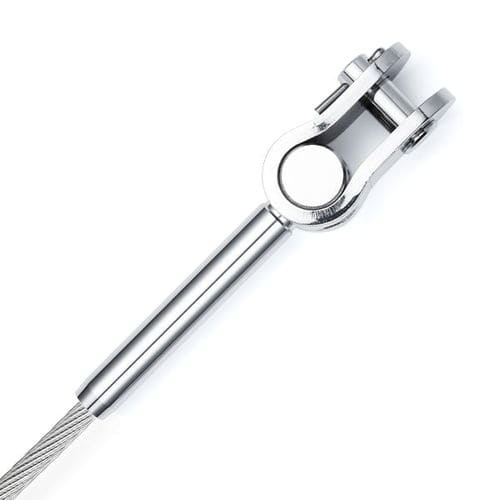 Terminal para jarcia firme de engastar - 038-03 - Sta-Lok - con clavija articulada / clavija fija / de acero inoxidable