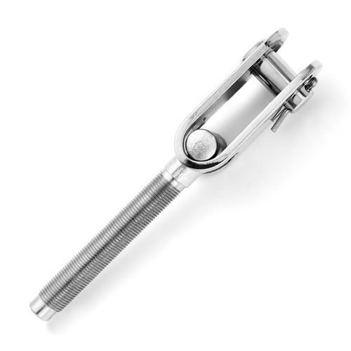 Terminal para jarcia firme roscado - U1 series - Sta-Lok - con clavija articulada / de acero inoxidable