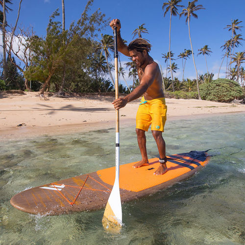 Pala para tabla de stand-up paddle - BAMBOO 50 Slim - Fanatic - de recreo / simétrica / simple