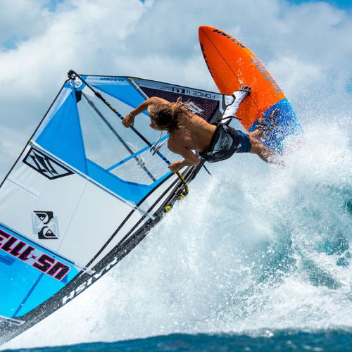 Tabla de windsurf de wave - MAD DOG - Naish Windsurfing - de velocidad / tri fin