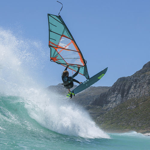 Vela de windsurf de wave - Blacktip - Simmer - RDM / 4 sables / azul