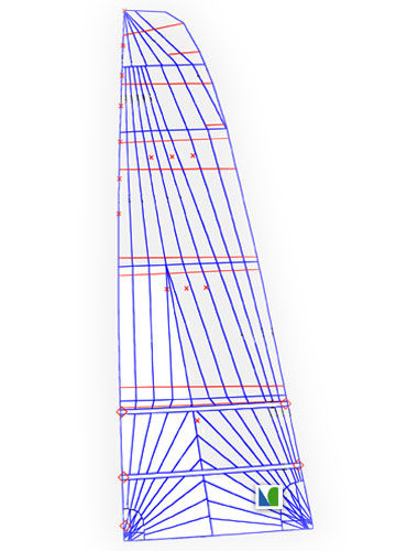 Vela mayor - SQUARE TOP - Lidgard Sailmakers - para velero de regata y crucero / corte triradiale / laminada